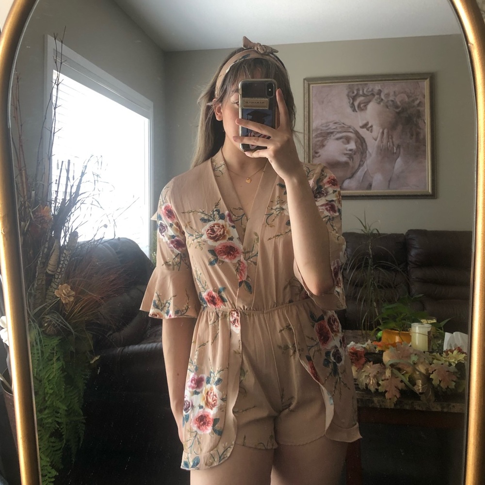 Cute Floral Romper